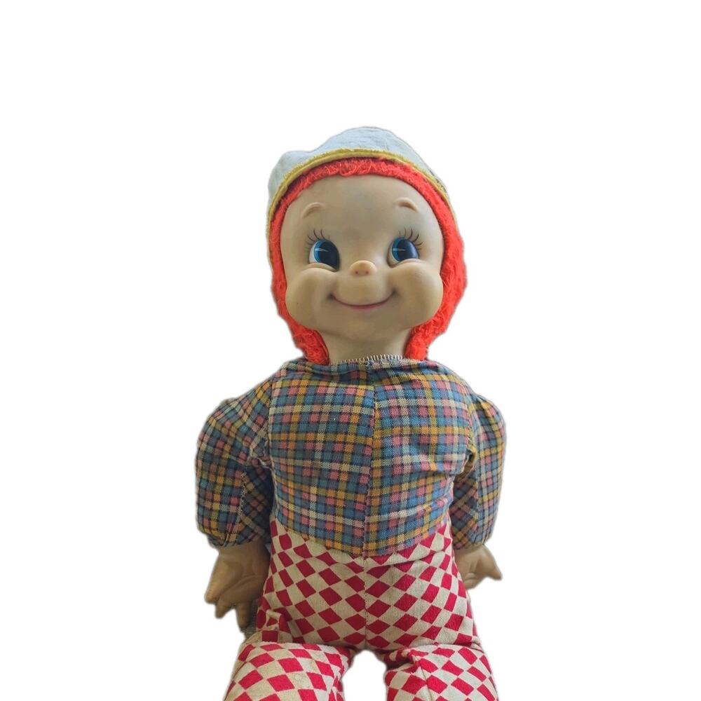 Rushton Rubber Face Jack Boy Doll 22” Plush Body AKA Jack & Jill Beasley Doll
